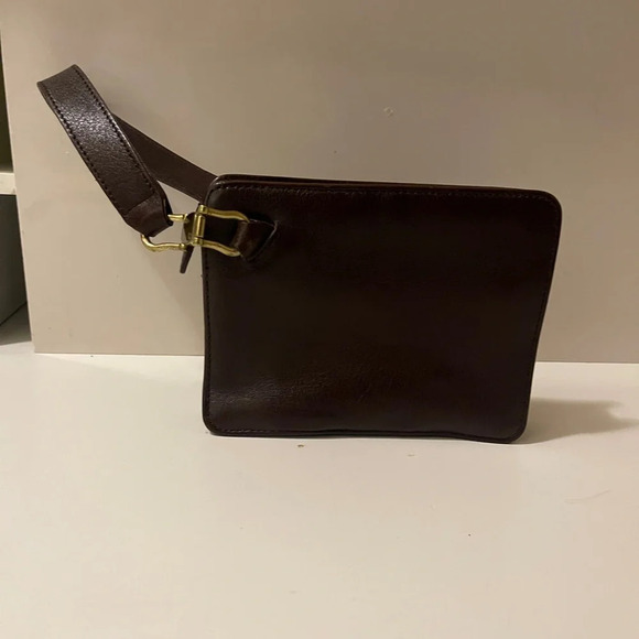 Leather Co wristlet wallet, bag. Pure leather from Leather Co company - Picture 1 of 12